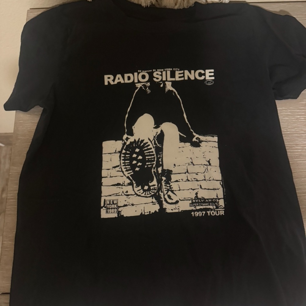 Brandy Melville Black Graphic Tee